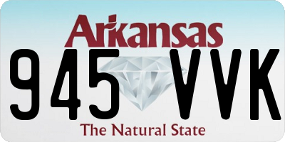 AR license plate 945VVK