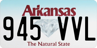 AR license plate 945VVL