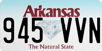 AR license plate 945VVN