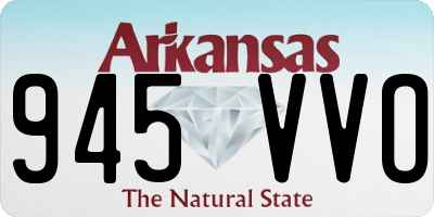 AR license plate 945VVO