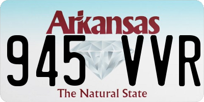 AR license plate 945VVR