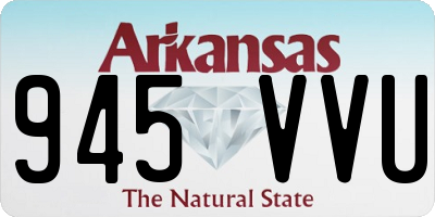 AR license plate 945VVU