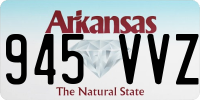 AR license plate 945VVZ