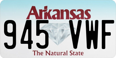 AR license plate 945VWF