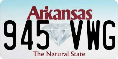 AR license plate 945VWG