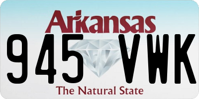AR license plate 945VWK