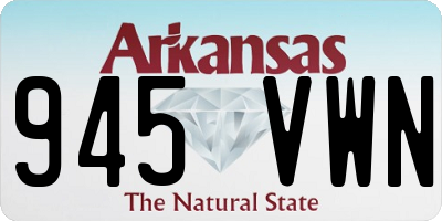 AR license plate 945VWN
