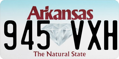 AR license plate 945VXH