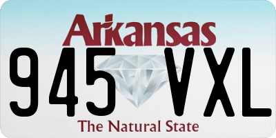 AR license plate 945VXL
