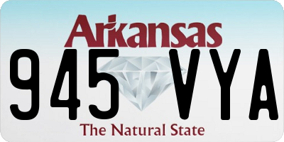 AR license plate 945VYA