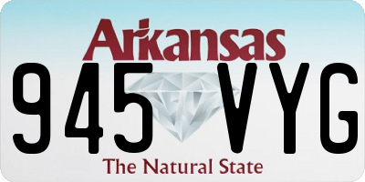 AR license plate 945VYG