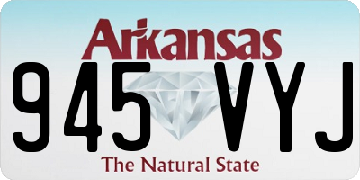 AR license plate 945VYJ
