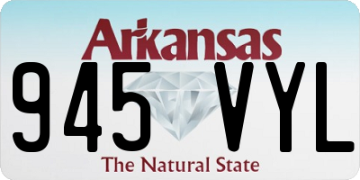AR license plate 945VYL