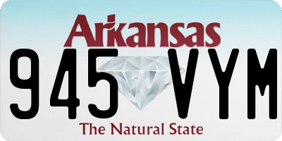 AR license plate 945VYM