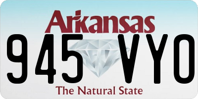 AR license plate 945VYO