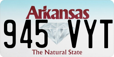 AR license plate 945VYT