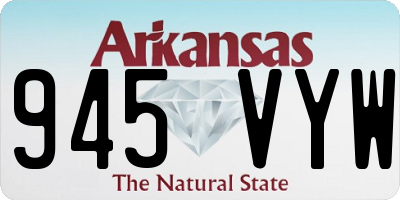AR license plate 945VYW