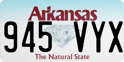 AR license plate 945VYX