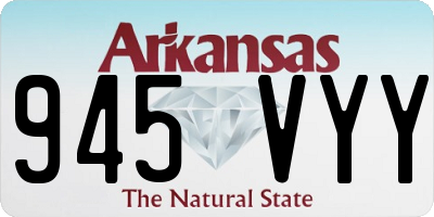 AR license plate 945VYY