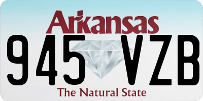 AR license plate 945VZB