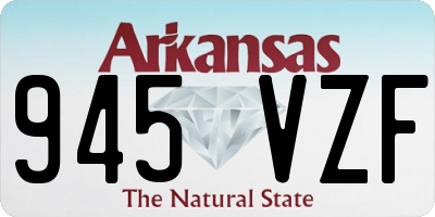 AR license plate 945VZF