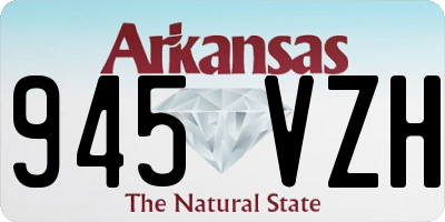 AR license plate 945VZH