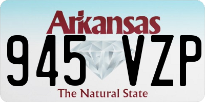 AR license plate 945VZP