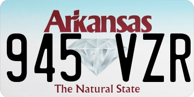 AR license plate 945VZR