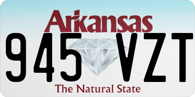 AR license plate 945VZT