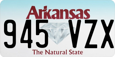 AR license plate 945VZX