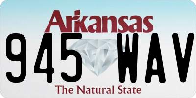 AR license plate 945WAV