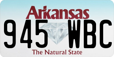 AR license plate 945WBC