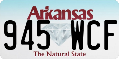 AR license plate 945WCF