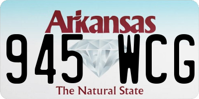 AR license plate 945WCG