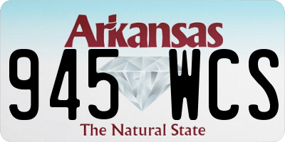 AR license plate 945WCS