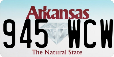 AR license plate 945WCW
