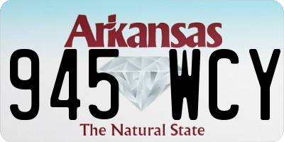 AR license plate 945WCY