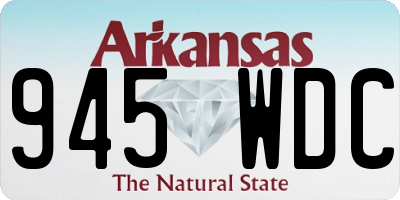 AR license plate 945WDC