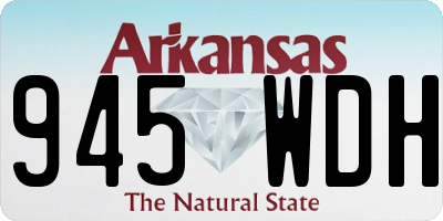 AR license plate 945WDH