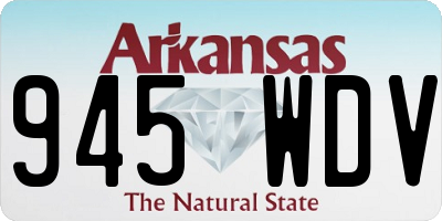 AR license plate 945WDV
