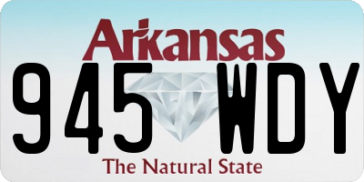 AR license plate 945WDY