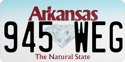 AR license plate 945WEG