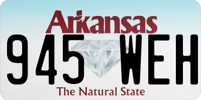 AR license plate 945WEH