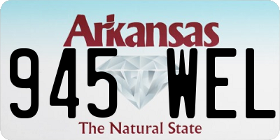 AR license plate 945WEL