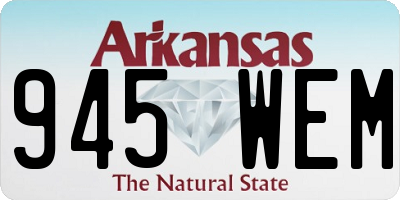 AR license plate 945WEM