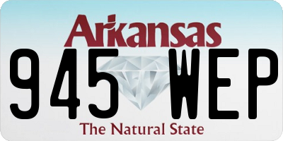 AR license plate 945WEP