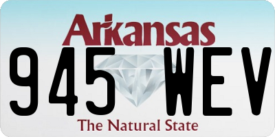 AR license plate 945WEV