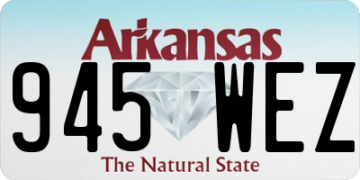 AR license plate 945WEZ