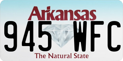 AR license plate 945WFC