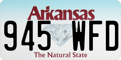 AR license plate 945WFD